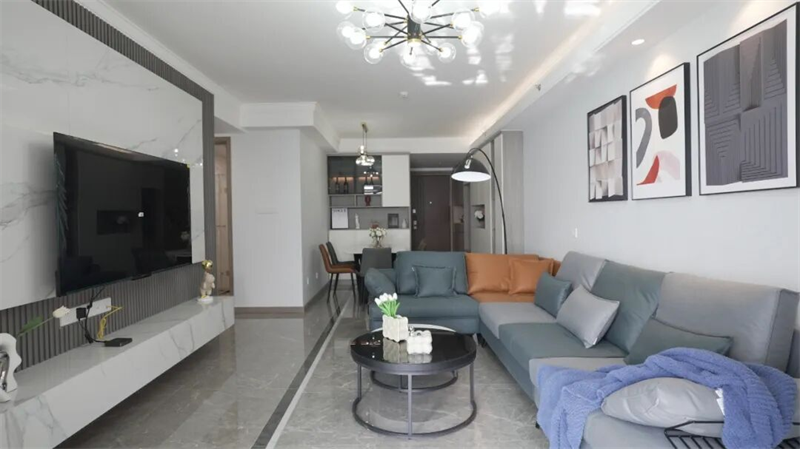 推開新家的門，疲憊瞬間清零，這個現代簡約風，治愈力滿分！